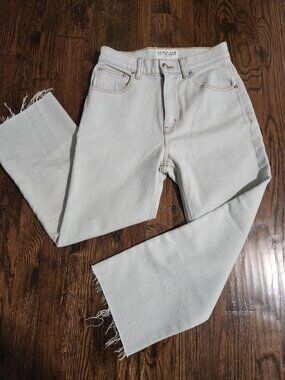 Derek Lam 10 Crosby Denim Leah High-Rise Straight Leg Light blue size 25